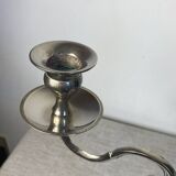 Five-light silver-plated candlestick
