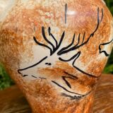 Lascaux prehistoric decorative pottery by Bruno Dose