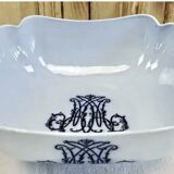 Old fruit bowl Brown Westhead Moore & co monogram XIX