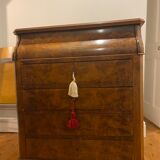 Meuble lavabo en bois et marbre / Commode