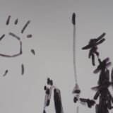 Signed lithograph by Pablo Picasso: Don Quixote