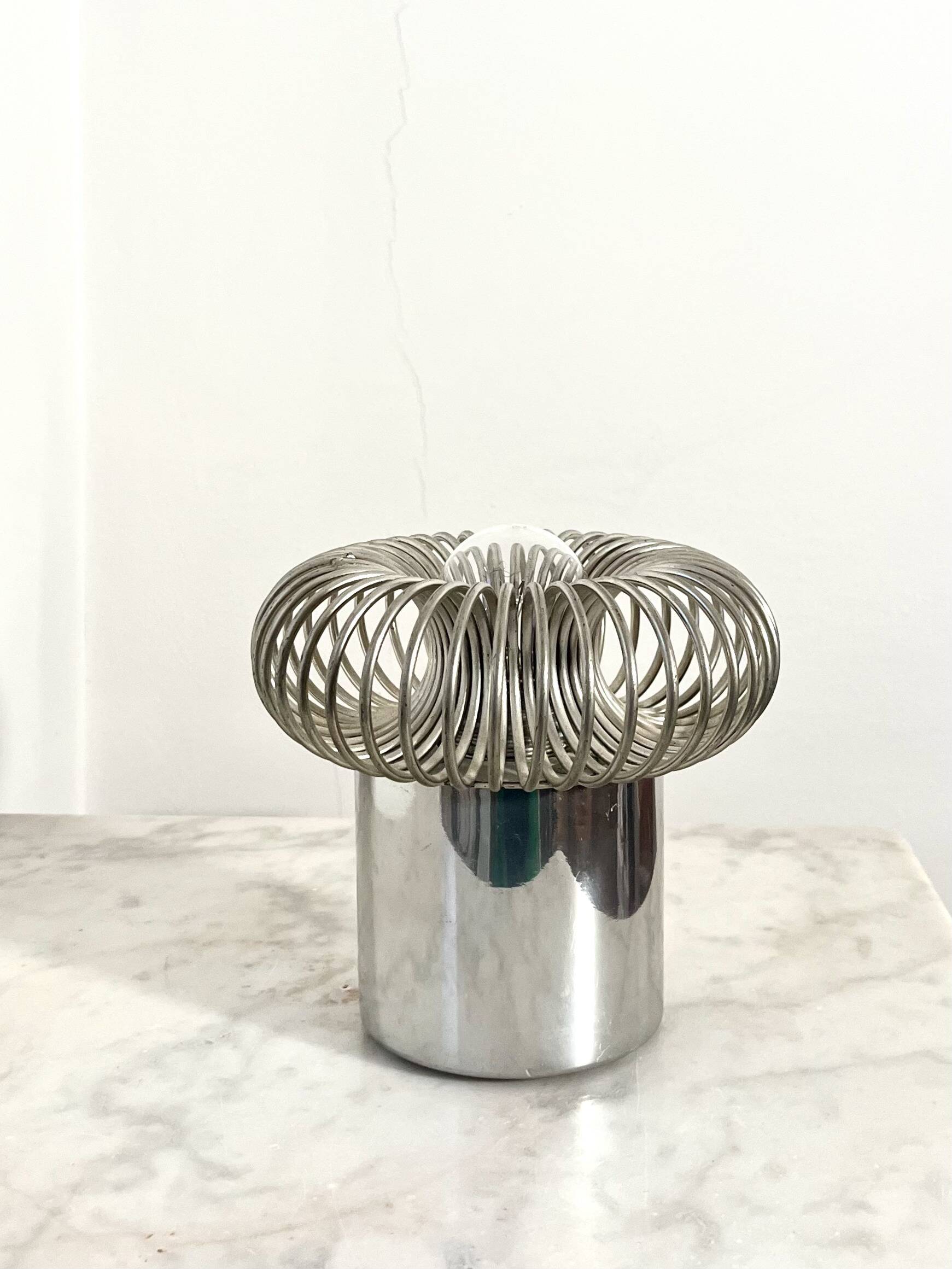 Vintage Philippe Rogier Spring Lamp, 1970s – Luminox / Gallery Oxar, Paris