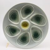 6 oyster/shellfish plates, “Salins”