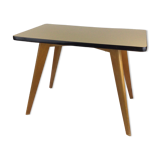 Coffee table in formica compass legs vintage 60