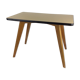 Table basse en formica pieds compas vintage 60