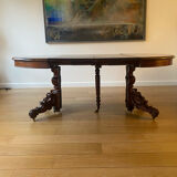 Cherry wood table with extensions