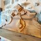 Carved wooden shelf, Haut de Saint Hubert