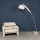 20thC ITALIAN EXTENDABLE ARC FLOOR LAMP c.1970