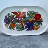 Porcelain vitro dish, Acapulco model by Villeroy and Boch