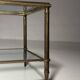 Mid-century glass coffee table