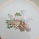 Set 12 assiettes Gien 1960 jardins japonais variations en jaune mineur