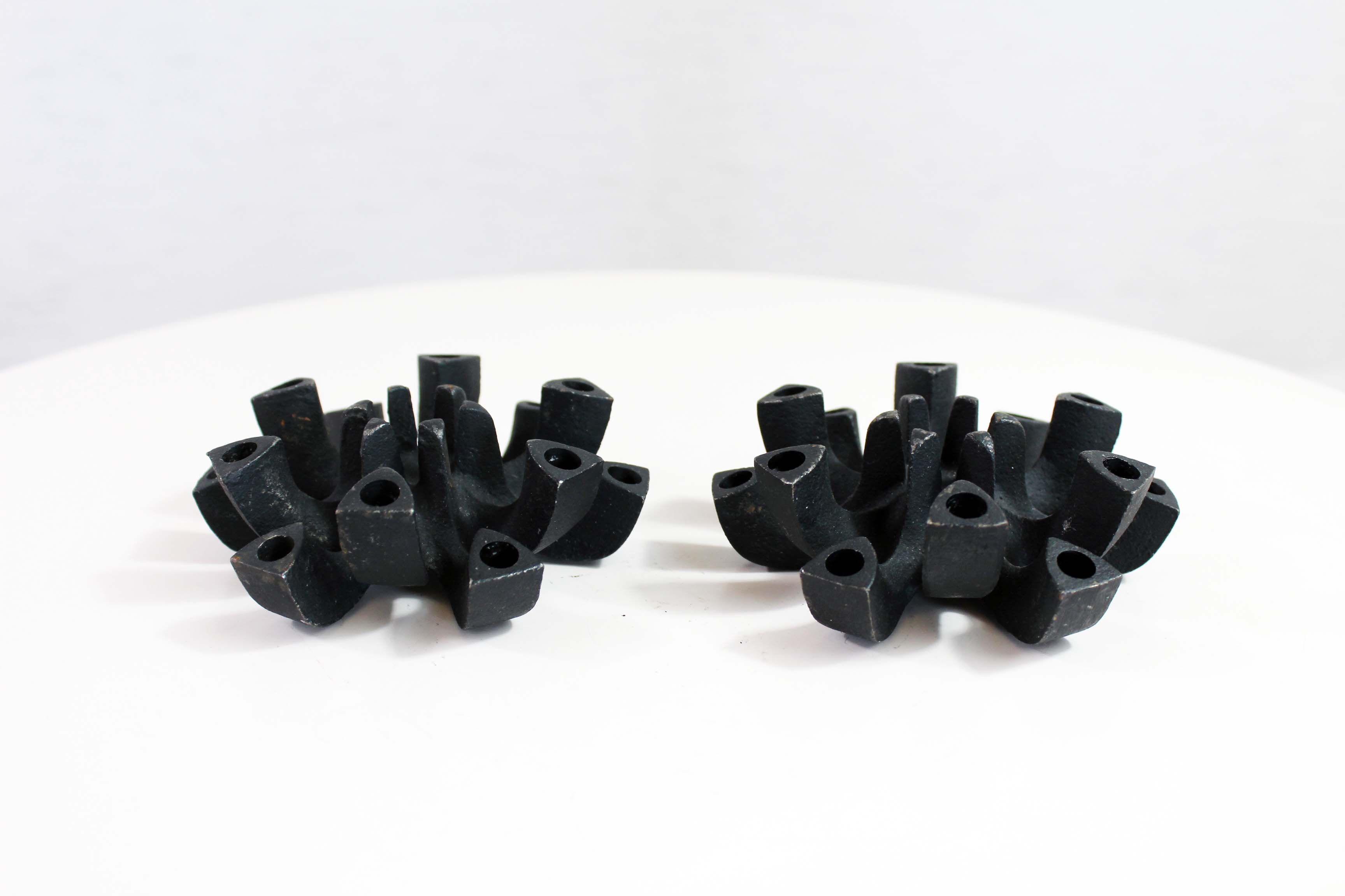 50s cast iron candlestick