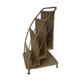 Magazine rack Wicker woven