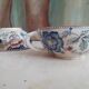 Old cups Creil and Montereau iron Earth