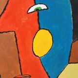 Abstract face painting