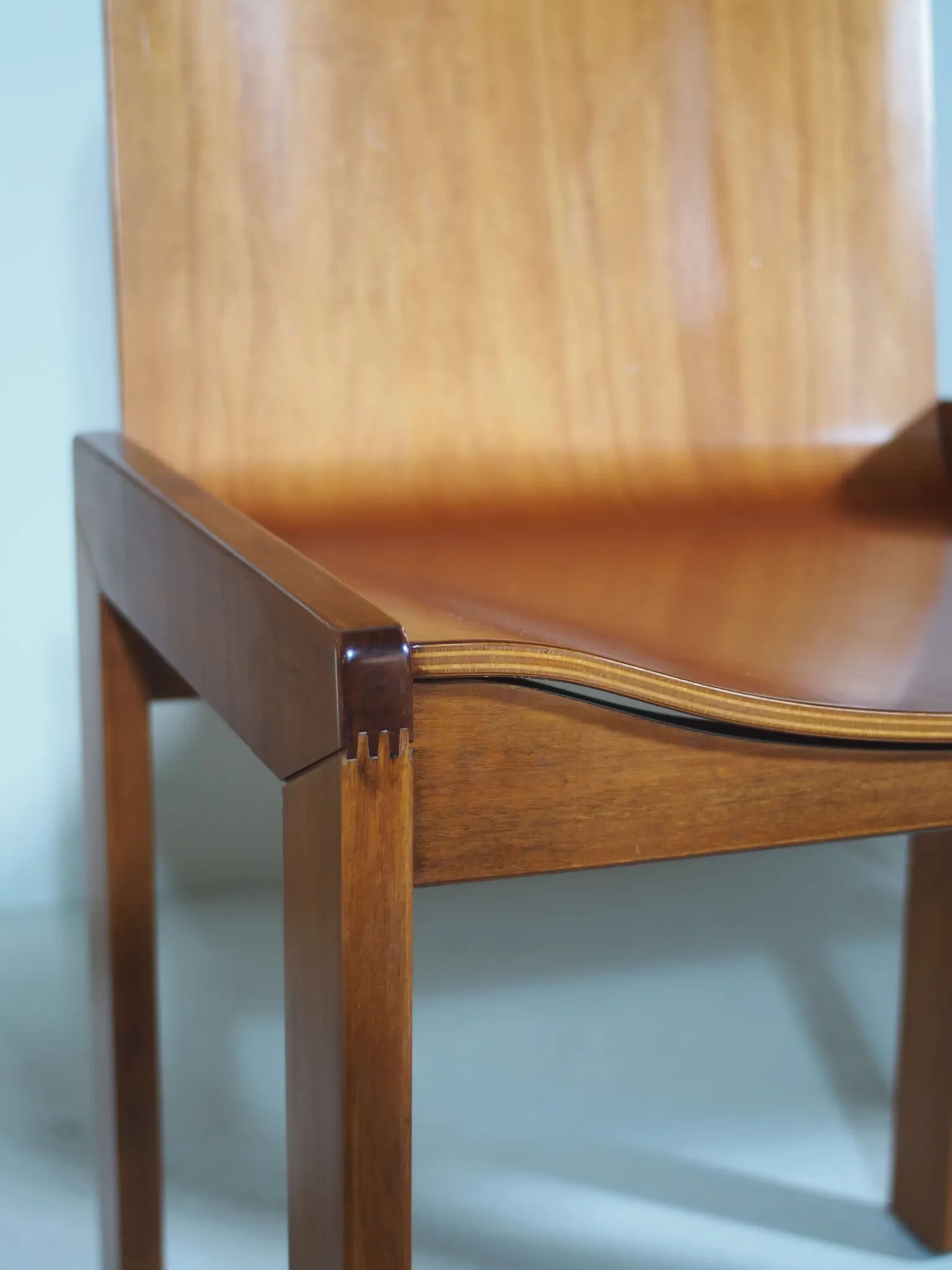 Dining Chairs Attributed to Afra and Tobia Scarpa for Molteni, Set of 4