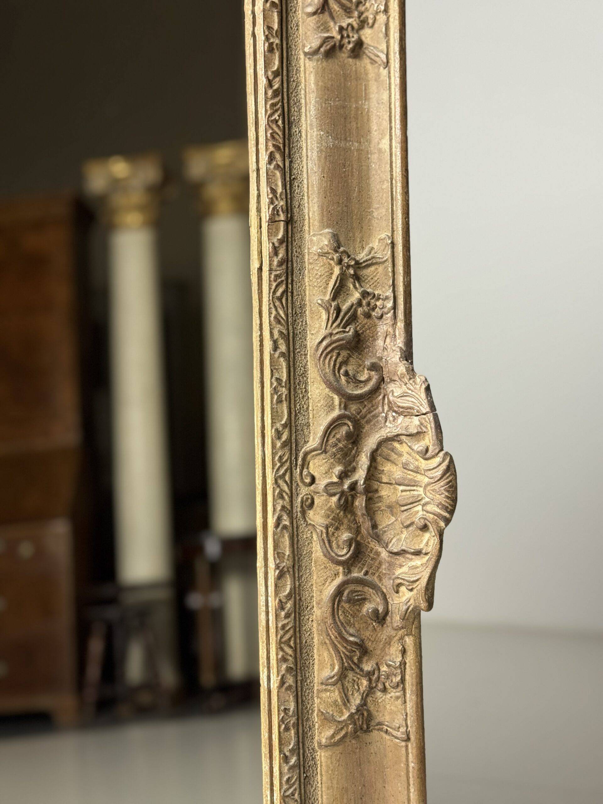 Large classic rural mirror