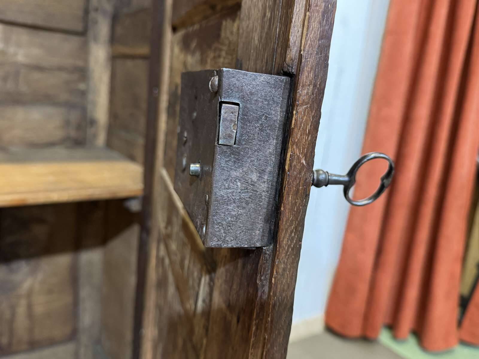18th-century oak wardrobe