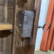 18th-century oak wardrobe