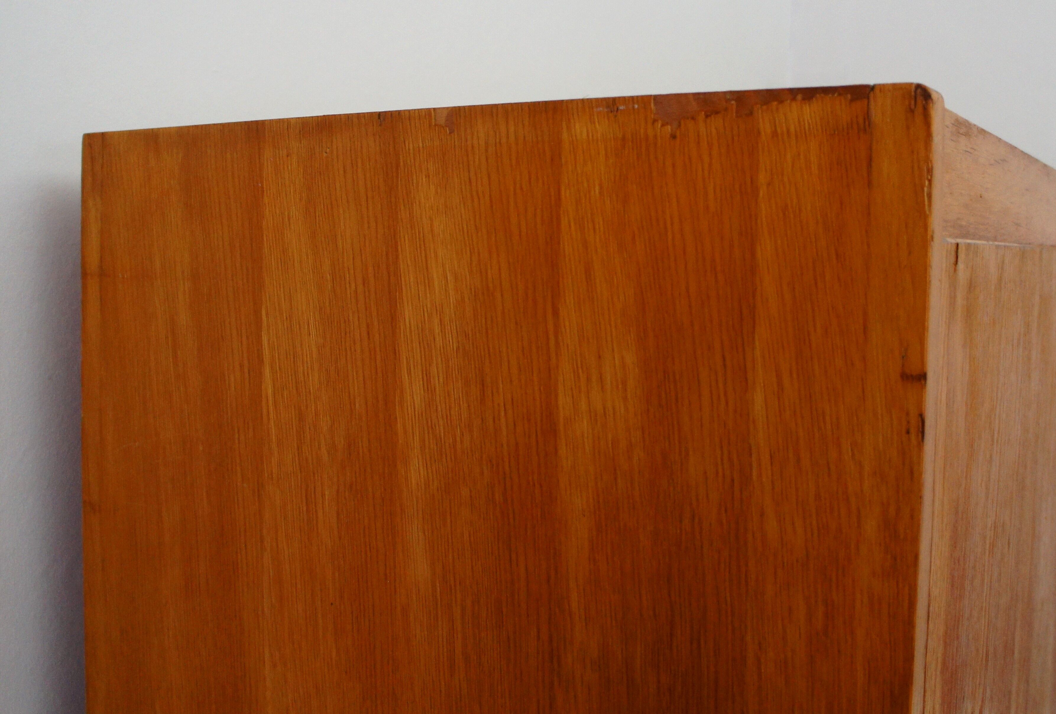 Vintage oak wardrobe 1960