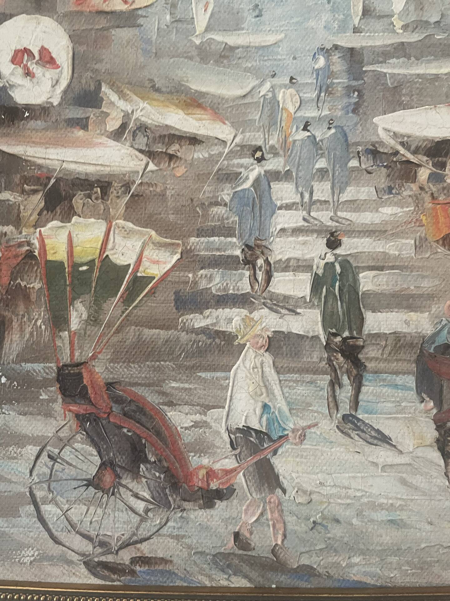 Huile sur bois orientaliste