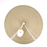 Beige khaki metal pendant light, 70s