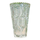 Cut glass vase in Art Deco style