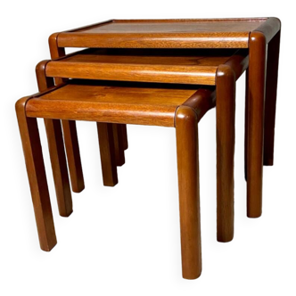 Teak nesting tables