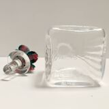 Transparent Murano Glass Decanter Bottle by Carlo Moretti, Italy