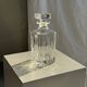 Crystal whisky decanter with diamond point pattern H23