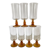 Vintage champagne flutes