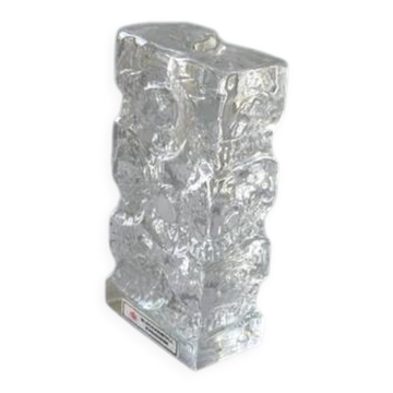 Vase Ingrid Glashütte soliflore in crystal Block crystal