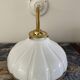 White Art Deco wall lamp electrified to nine