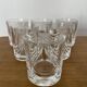 Set of 6 vintage crystal whisky glasses from Royal Cristal Rock.