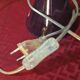 Pair of Vintage Incidence 70s Plexiglas Mood Lamps Height