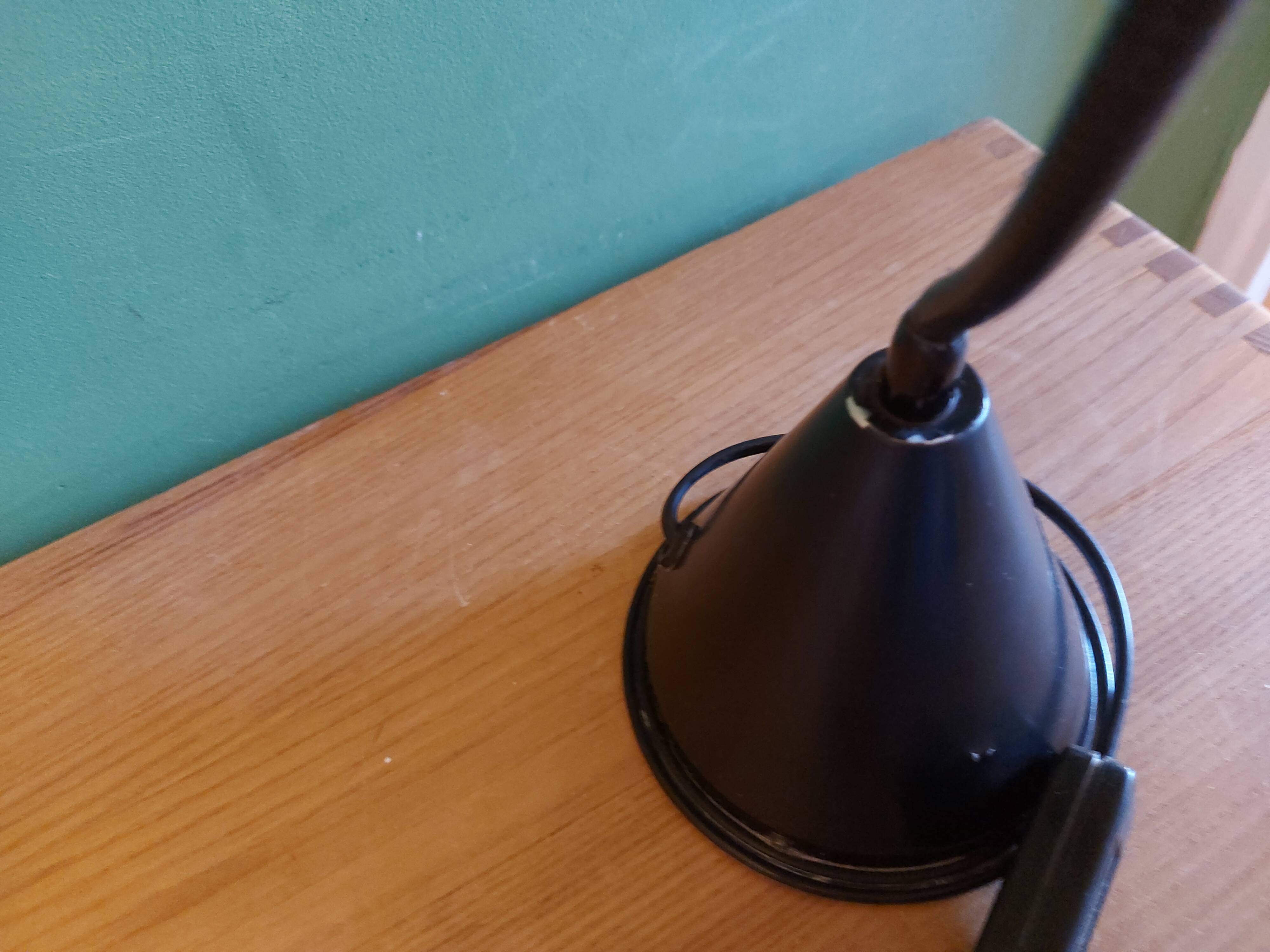 Vintage 80'S lamp with diabolo lampshade, made in Italy