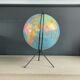 Vintage terrestrial globe Girard and Barrère - 1950s-60s - string base - Ref 1153