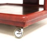 Leather coffee table, Italy, 1970