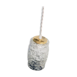 Walking lamp - Globe frosted glass 50s