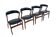 Set of four Moel T21 Fire chairs by Korup Stolefabrik Denmark 1960s