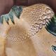 Glazed earthenware dish signed Annette Boyer