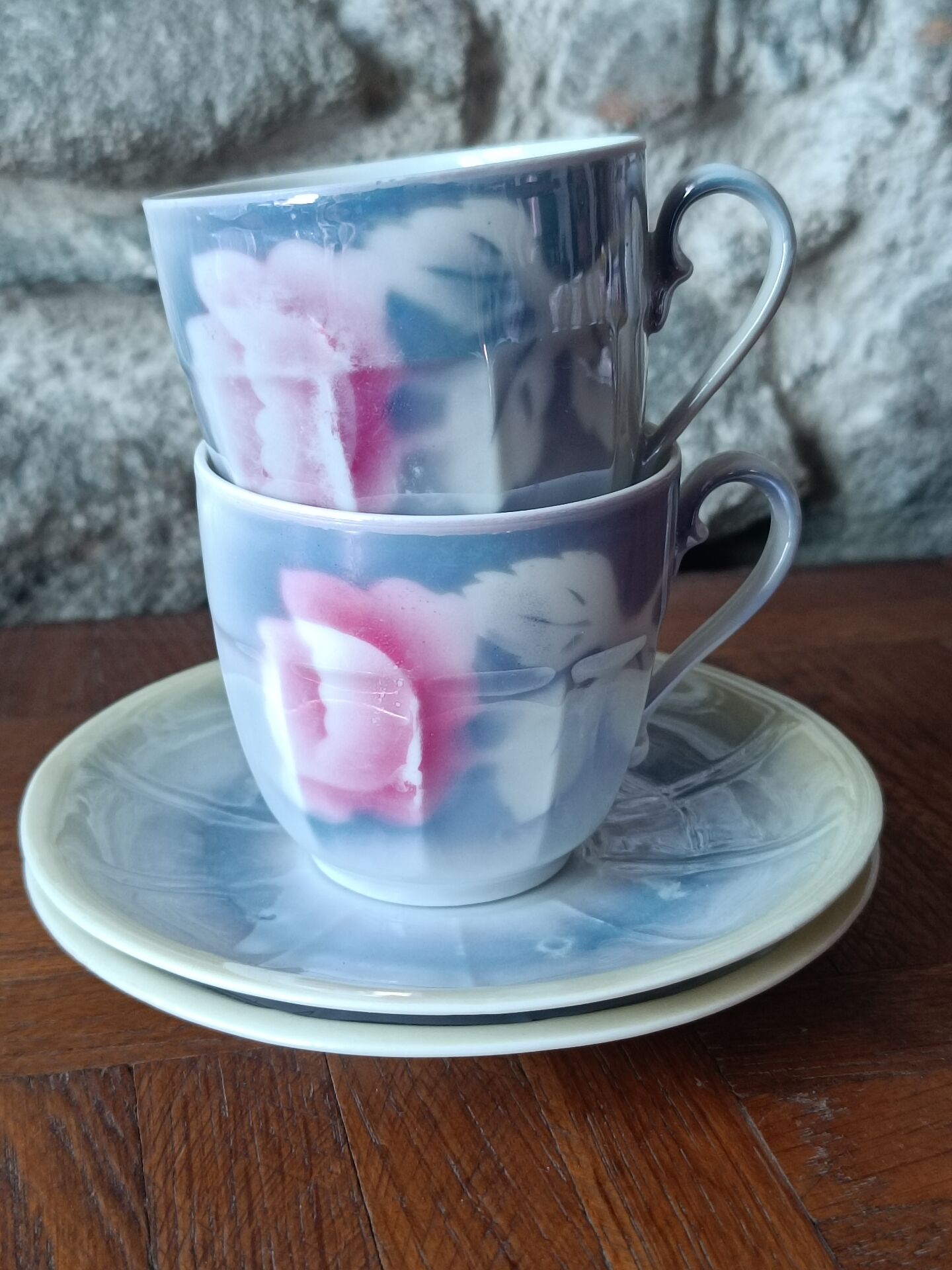 Antique coffee service Victoria China Czechoslovakia 1918-1939 – Art Deco