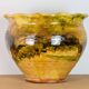Glazed earthenware planter