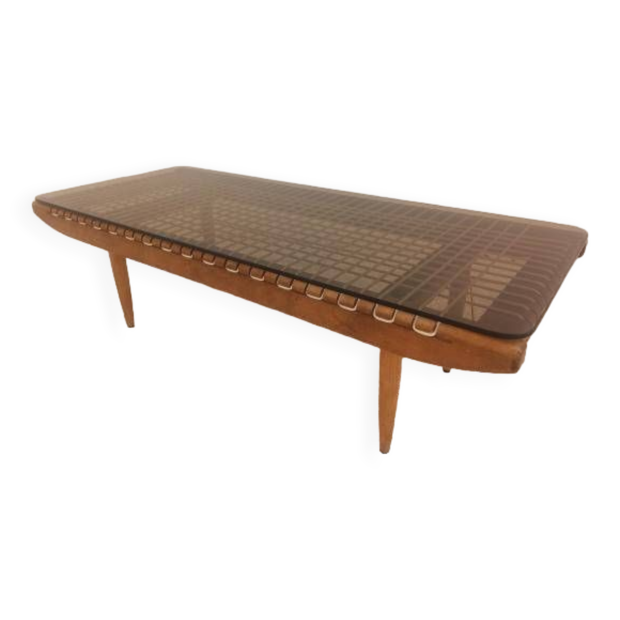 Very beautiful coffee table by Georges Tigien, 1960s