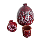 Collection Trio "Rouges de Vallauris" – Marius GIUGE – Design 1960