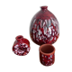 Trio de Collection "Rouges de Vallauris" – Marius GIUGE – Design 1960