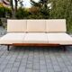 JITONA Sofa Renovated Buckle Fabric, Vintage Czech 1960s