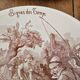 Set of 6 earthenware plates from Sarreguemines U&C Signs of the Times.
