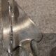 Petite pelle a tarte pince a sucre metal argente orfevre Ercuis russe