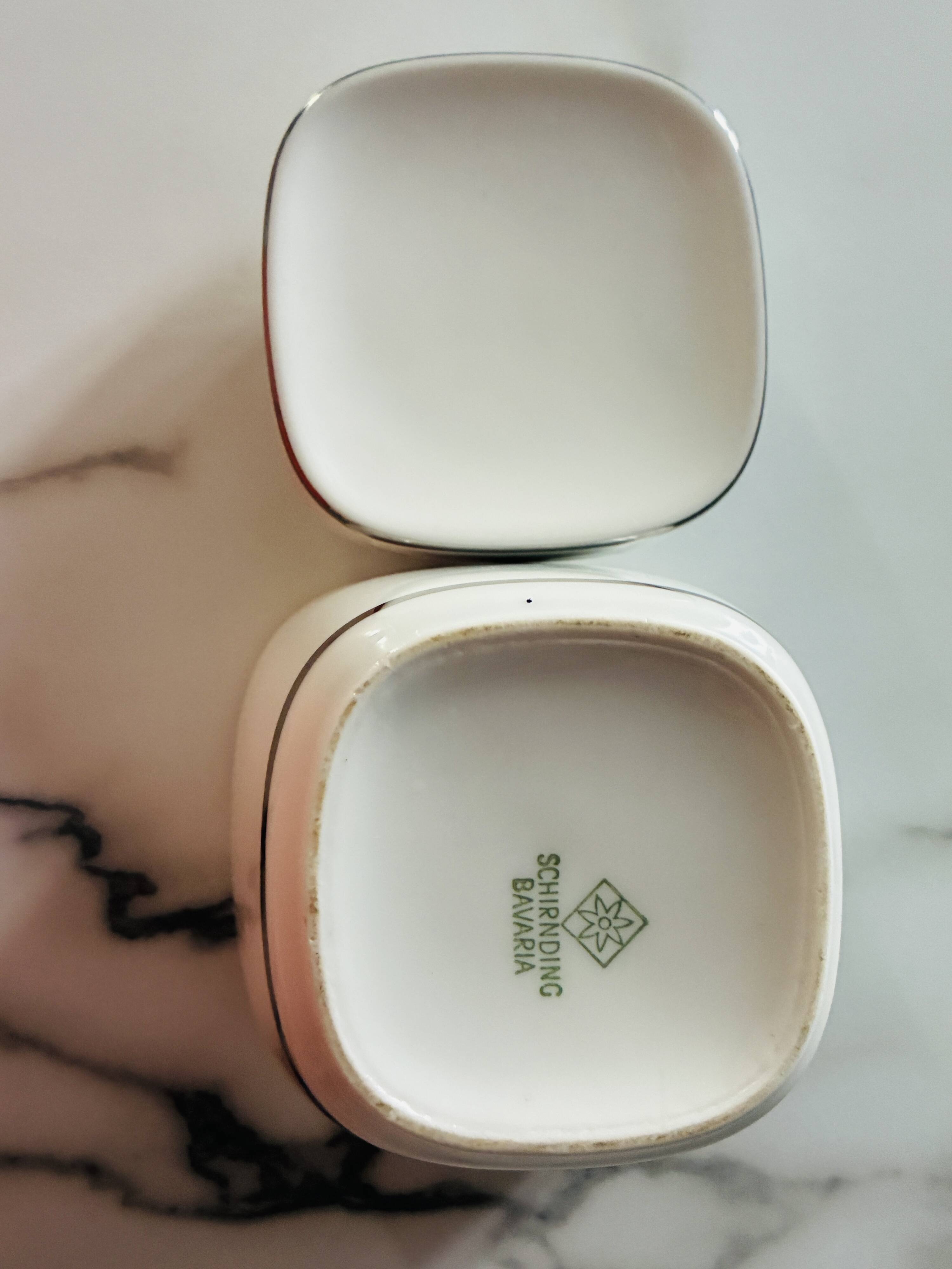 Porcelain sugar bowl Schirnding Bavaria